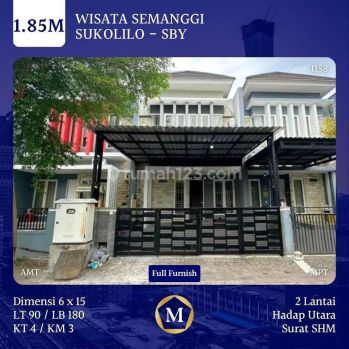 Rumah Wisata Semanggi Sukolilo Surabaya Barat Full Furnish Murahdkt Wonorejo