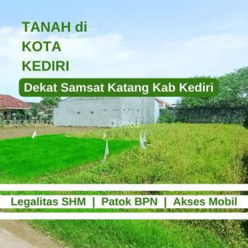 Dijual Murah Tanah Perumahan Dekat Samsat Katang Kediri