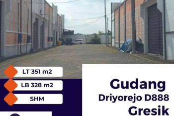 Dijual Gudang D388 Driyorejo Siap Pakai dekat Pelabuhan di Gresik – The EdGe