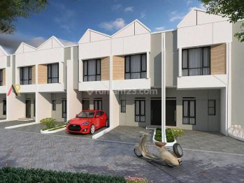 Rumah Minimalis 2 Lantai Dekat Tol Kukusan Tanah Baru Beji Depok