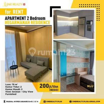 Disewakan Hegarmanah Residence 2BR
