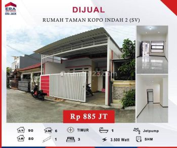 Dijual rumah minimalis siap huni di Tki 2