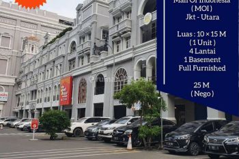 Dijual Ruko Gandeng Mall Of Indonesia, Kelapa Gading. Jakarta Utara