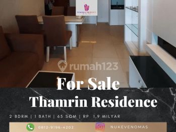 Dijual Apartement Thamrin Residences 2 Bedroom View Selatan Furnished
