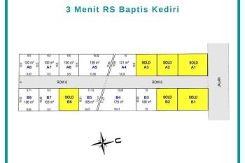 TURUN HARGA Tanah Tengah Kediri Kota Dekat MAN 2