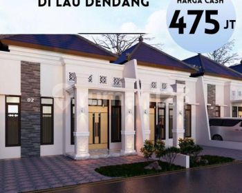 RUMAH MURAH DESAIN MODERN DI MEDAN PANCING LAU DENDANG
