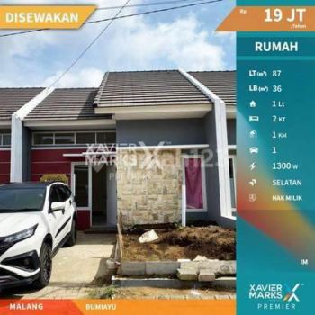 Rumah Minimalis, Terawat di depan Gor Ken Arok Kedung kandang, Bumiayu Dekat