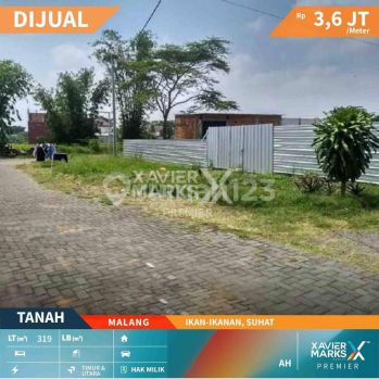 Dijual Murah Tanah Kavling di Ikan Ikan Suhat Malang