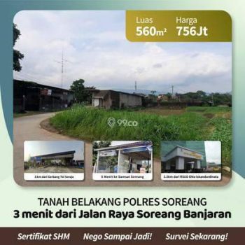 Tanah Kavling Soreang Bandung 10 menit dari Rumah Sakit Hermina Soreang Cocok