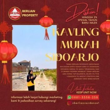 tanah siap bangun sidoarjo harga masih dibawah pasaran sekitar