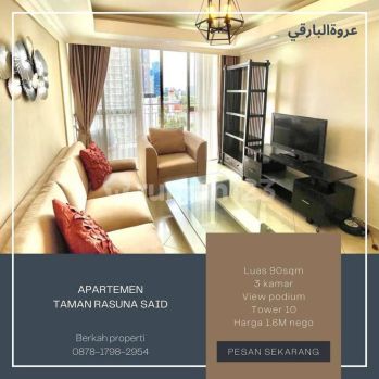 Dijual Murah Apartemen Taman Rasuna 3br Tower 10