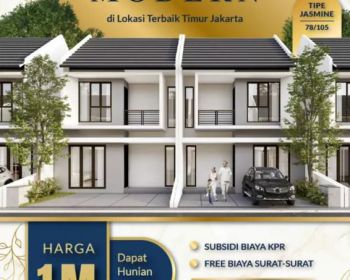 rumah 2 lantai jatiwarna