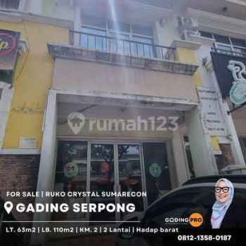Dijual Murah Ruko Crystal Di Sumarecon Gading Serpong