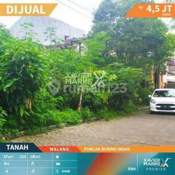 Tanah di Puncak Buring Indah Malang