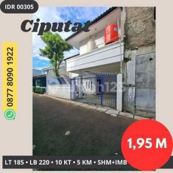 Rumah Kost2an di Belakang BTN Ciputat Tangerang Selatan