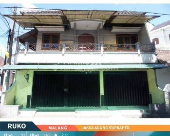 Ruko 2 Lantai Dekat Rumah Sakit di Jaksa Agung Suprapto Malang