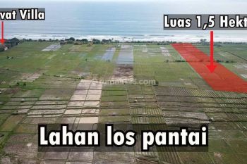 Tanah 1.5 Ha Lost Pantai Jalan Yehembang di Jembrana