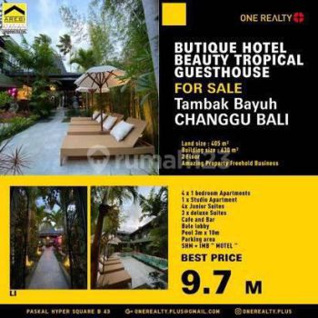 *Dijual Beautiful Tropical Guest house Canggu