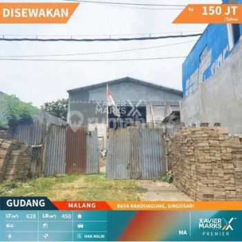 Gudang di Raya Randuagung, Singosari, Malang (sedang proses finishing)