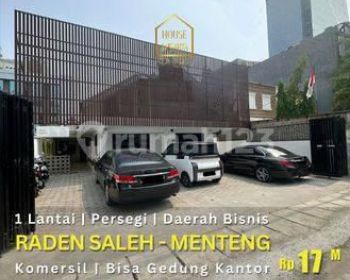 Komersial 1 Lt, Di Raden Saleh Menteng Bentuk Persegi Bisa Kantor