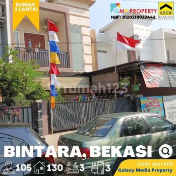 Rumah 2 lantai hanya 5 menit ke Toll di Bintara jaya Bekasi