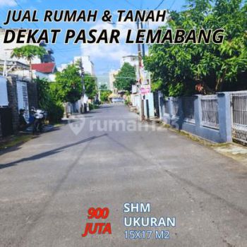 Dijual Tanah Berserta Rumah Lokasi Strategis Daerah Lemabang
