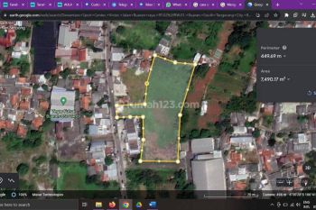 Tanah Jalur Komersial Luas 7.500 meter di Ciater Barat BSD Akses dekat ke Tol