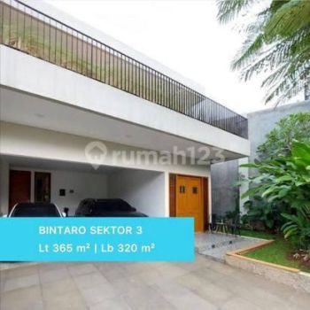 Rumah dengan Swimming Pool di Bintaro Jaya Sektor 3