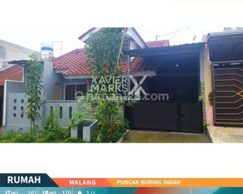 Lu1501 Dijual Rumah Terawat di Puncak Buring Indah Malang