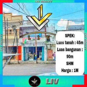 Dijual ruko 2 lantai strategis, dekat pasar tanjung