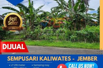 TANAH DI SEMPUSARI DEKAT ROXY JEMBER