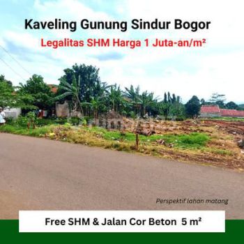 Tanah Lokasi Gunung Sindur, Cocok Bangun Hunian 1juta An