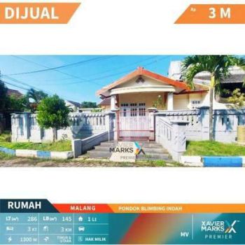 Rumah Hook Siap Huni di PBI Araya Kota Malang