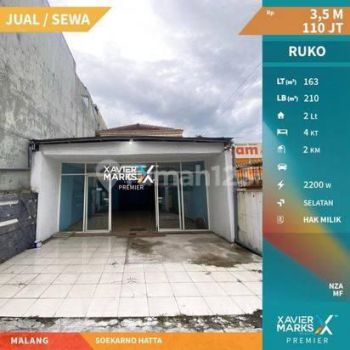 Ruko di Sangat Strategis Nol Jalan Suhat Malang