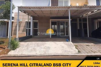 Disewakan Rumah 2 Lantai di Serena Hills BSB City