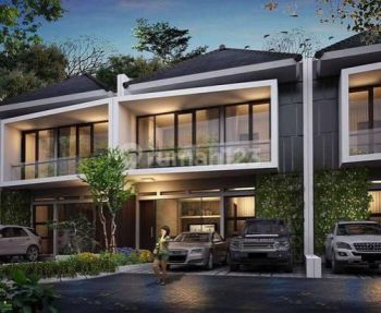 RUMAH BARU 2 LANTAI TYPE MODERN GLASS HOUSE SIAP HUNI DI GOLDEN PARK 2