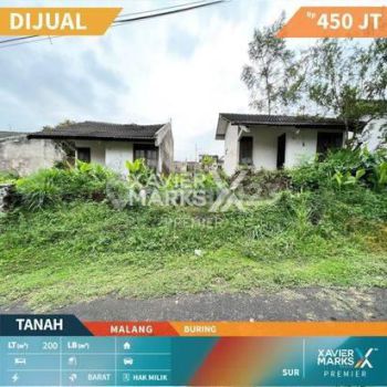 TANAH STRATEGIS DEKAT TOL SAWOJAJAR MALANG KAWASAN BURING