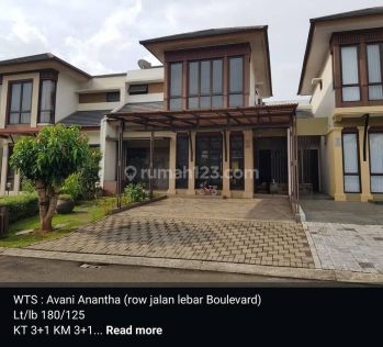 Rumah Dengan Row Jalan Lebar di Cluster Avani Ananta