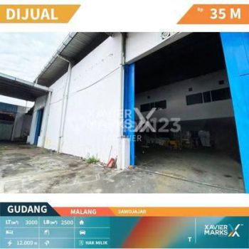 Gudang Lokasi Strategis di Ngadipuro Sawojajar Malang