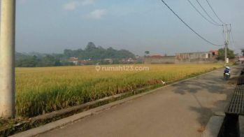 Jual Tanah Sawah Masih Aktif Jl. Curug Majalaya