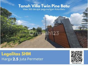 Tanah di Jl. Bulukerto, Batu, Kota Batu, Malang SHM 400 m²