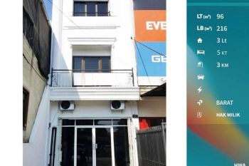 Ruko 3 Lantai Nol Jalan Letjen S Parman Malang Cocok Semua Usaha