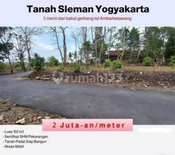 Tanah Sleman Balecatur Dekat Rsu Mitra Sehat Area Perumahan Shmp
