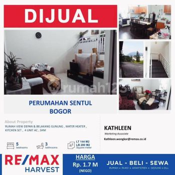 DIJUAL RUMAH MURAH DAN LUAS DI SENTUL VIEW GUNUNG-LANGSUNG OWNER