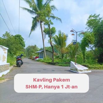 Tanah Sleman Akses 6 Meter, Barat Pasar Pakem