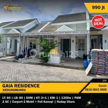 Dijual Murah Rumah di Gaia Residence Kedungmundu Tembalang