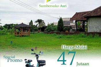 Tanah Kavling Sumbersuko Asri Bersandingkan Industri dan View Pegunungan