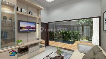 Rumah 2 Lantai Konsep Split Level, Terlihat Seperti Lantai