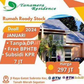 Rumah 1 lantai TANAMERA residence tanpa uang muka