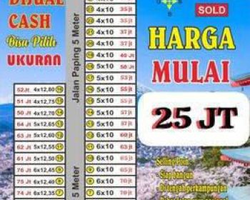 Tanah kavling murah meriah hanya 25jt Kedamean Gresik